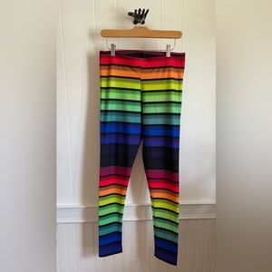 A.O.W. Leggings L Rainbow, novelty Athletic